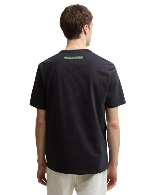 26SS 바버 반팔 티셔츠 MTS1616 MTS NY74 DARK NAVY - BARBOUR