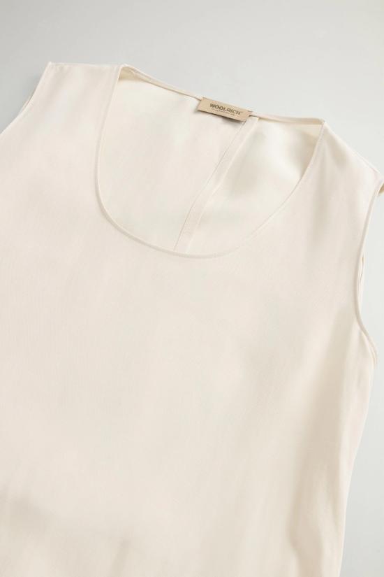 26SS 울리치 미디 원피스 CFWWDR2020FRUT3043 8743 MILKY CREAM - WOOLRICH