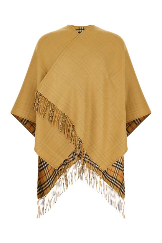 26SS 버버리 체크 울 리버시블 케이프 8071673 A7026 ARCHIVE BEIGE