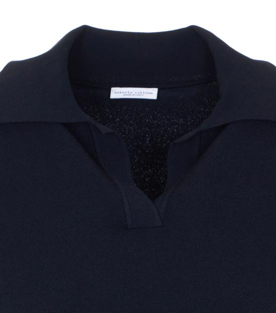 26SS 로베르토 콜리나 폴로 티셔츠 261FXA31024 09 Black - ROBERTO COLLINA