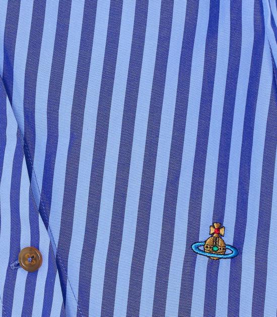 26SS 비비안웨스트우드 셔츠 1501006F W018SK204 Blue - VIVIENNE WESTWOOD