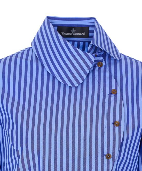 26SS 비비안웨스트우드 셔츠 1501006F W018SK204 Blue - VIVIENNE WESTWOOD
