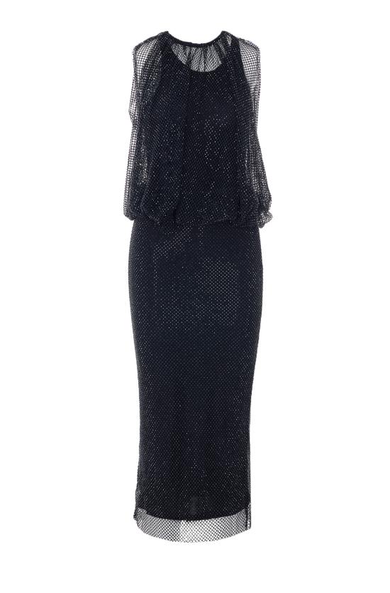 26SS 스포트막스 미디 원피스 2612621071600 PAPPA 002 Black