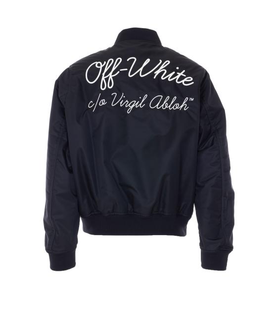 26SS 오프화이트 봄버 자켓 OMEH05EC99FAB002 1001 Black - OFF WHITE