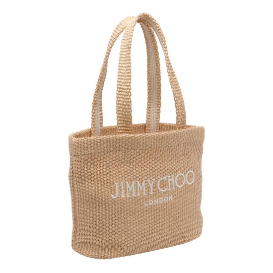 26SS 지미추 토트백 BEACH TOTE E W M JYNNATURAL LATTE Beige - JIMMY CHOO