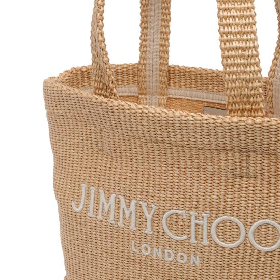 26SS 지미추 토트백 BEACH TOTE E W M JYNNATURAL LATTE Beige - JIMMY CHOO