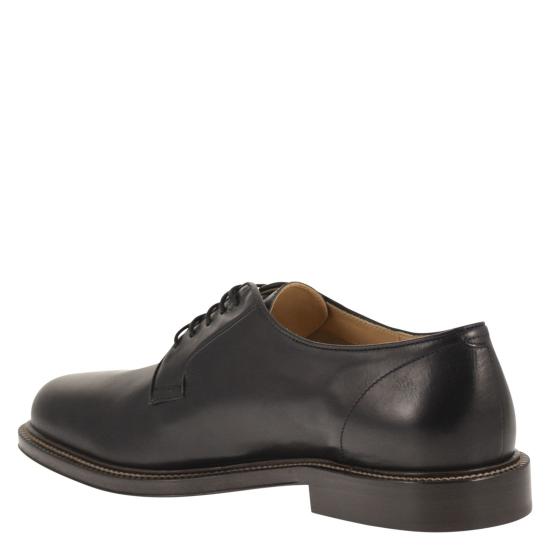 26SS 브루넬로 쿠치넬리 드레스 슈즈 MZUETOT655 BLACK - BRUNELLO CUCINELLI