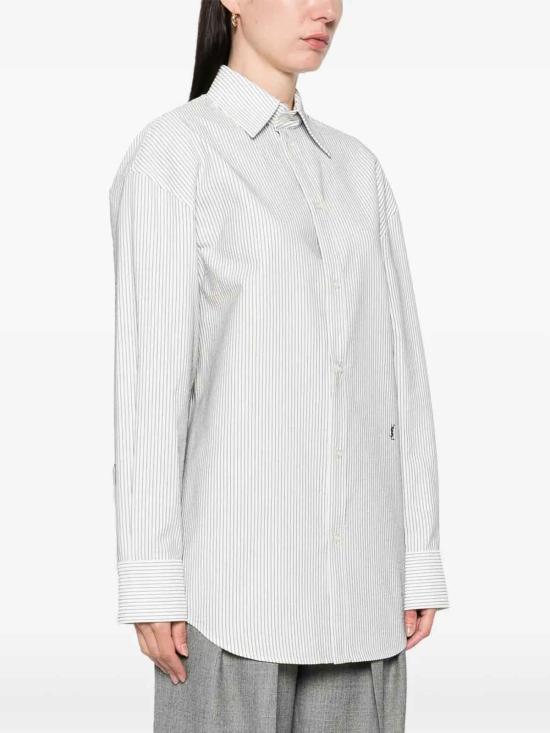 25FW 생로랑 미디 스커트 835517Y6K559787 White - SAINT LAURENT