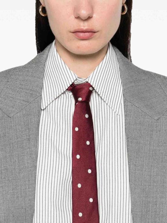 25FW 생로랑 미디 스커트 835517Y6K559787 White - SAINT LAURENT