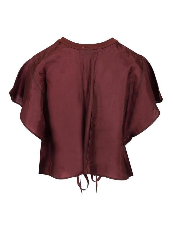 25SS 포르테포르테 반팔 티셔츠 13925MYTSHIRTF47M2577 Burgundy - FORTE FORTE