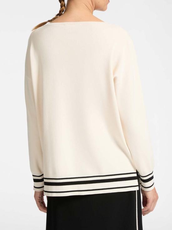 25FW 엘레나미로 긴팔 티셔츠 M453Z000581N0A2 White - ELENA MIRÒ