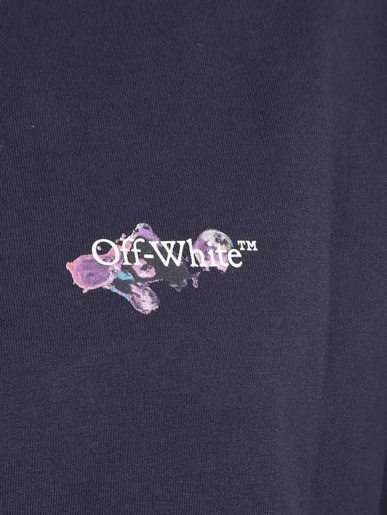 26SS 오프화이트 반팔 티셔츠 OWAA089S26JER0064901 Blue - OFF WHITE