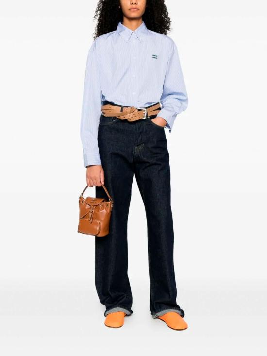 26SS 미우미우 셔츠 MK165919EASOOOF0UB3 Light Blue - MIU MIU