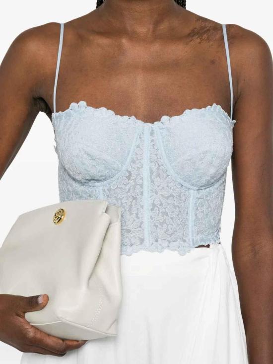 26SS 에르마노 설비노 민소매 티셔츠 D482L345EWFB4811 Light Blue - ERMANNO SCERVINO