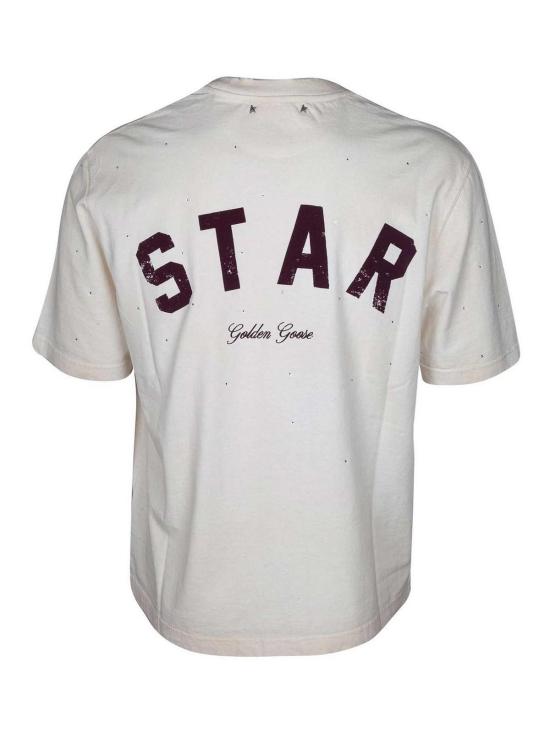 26SS 골든구스 반팔 티셔츠 GUP01873P00242111616 White - GOLDEN GOOSE