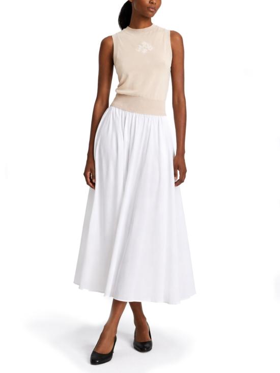 26SS 파투 롱 스커트 SK111 0017001W WHITE - PATOU