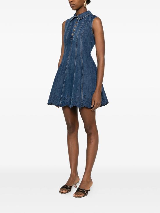 26SS 셀프 포트레이트 미디 원피스 SS26820SBL BLUE Blue - SELF PORTRAIT