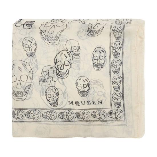 26SS 알렉산더 맥퀸 머플러/스카프 8575553052Q9260 white