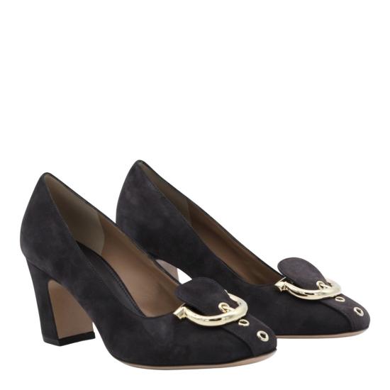 26SS 살바토레 페라가모 힐/펌프스 79046001K953006 Black - SALVATORE FERRAGAMO
