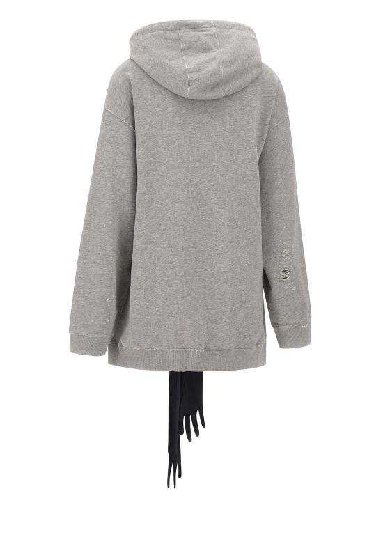 26SS MM6 메종마르지엘라 후디드 스웨트셔츠 윗 글러브 S52DA0083 M25025853M Grey - MM6 MAISON MARGIELA