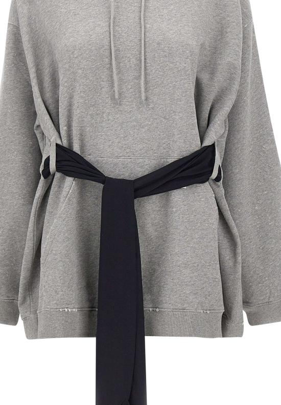 26SS MM6 메종마르지엘라 후디드 스웨트셔츠 윗 글러브 S52DA0083 M25025853M Grey - MM6 MAISON MARGIELA