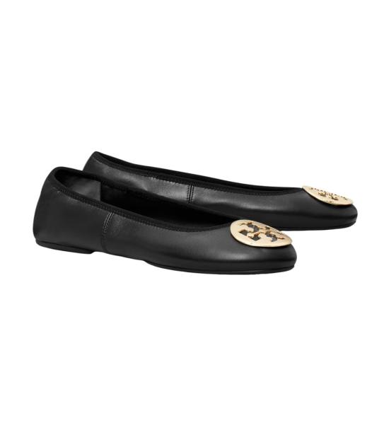 26SS 토리버치 플랫 슈즈 177201 Black - TORY BURCH