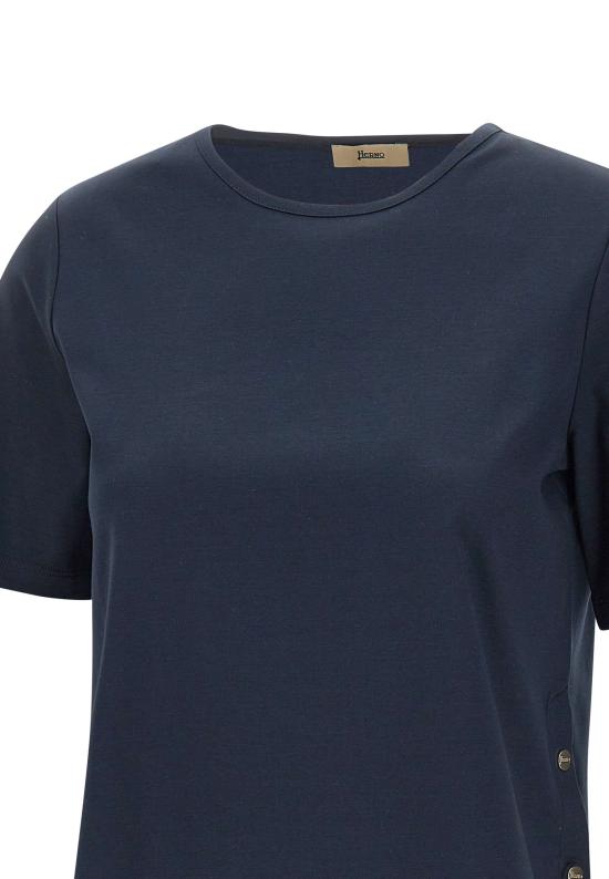 26SS 에르노 반팔 티셔츠 JG000258D M01520639200 Blue - HERNO