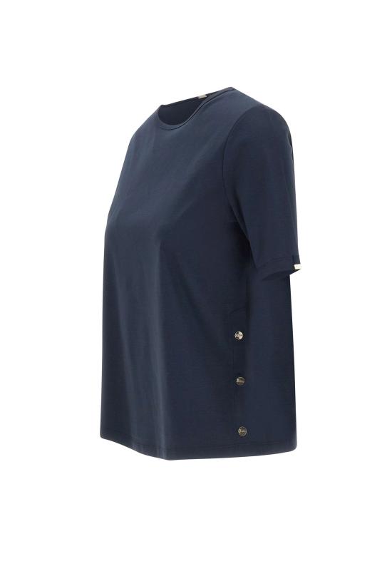 26SS 에르노 반팔 티셔츠 JG000258D M01520639200 Blue - HERNO