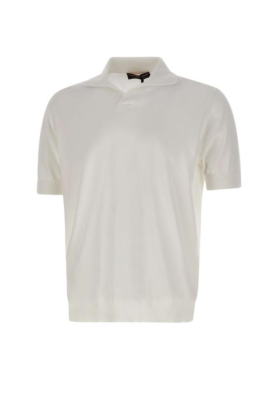 26SS 필리포 드 로렌티스 폴로 티셔츠 PL1MCSKTR CR14R001 White