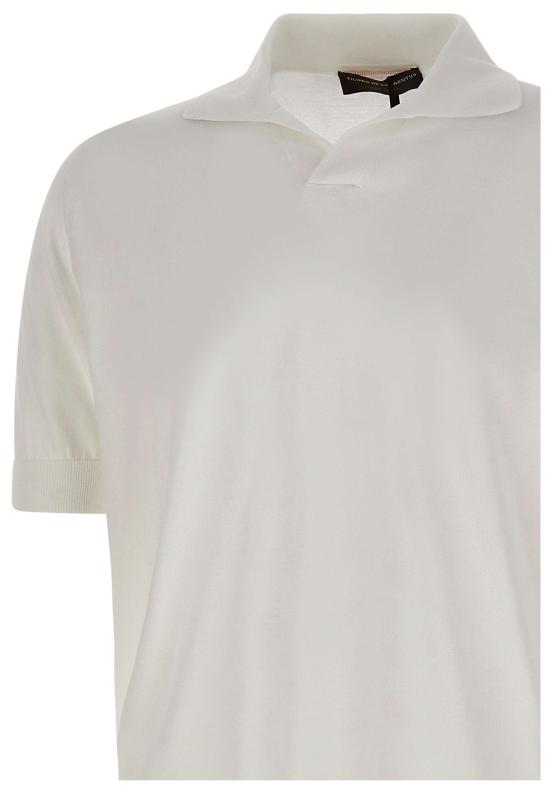 26SS 필리포 드 로렌티스 폴로 티셔츠 PL1MCSKTR CR14R001 White - FILIPPO DE LAURENTIIS