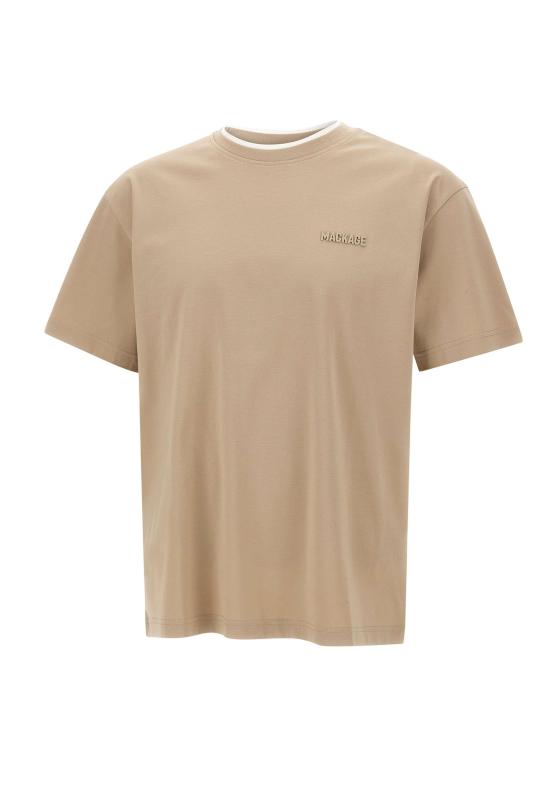 26SS 맥케이지 반팔 티셔츠 TEEMNV TAUPEWHITE Beige