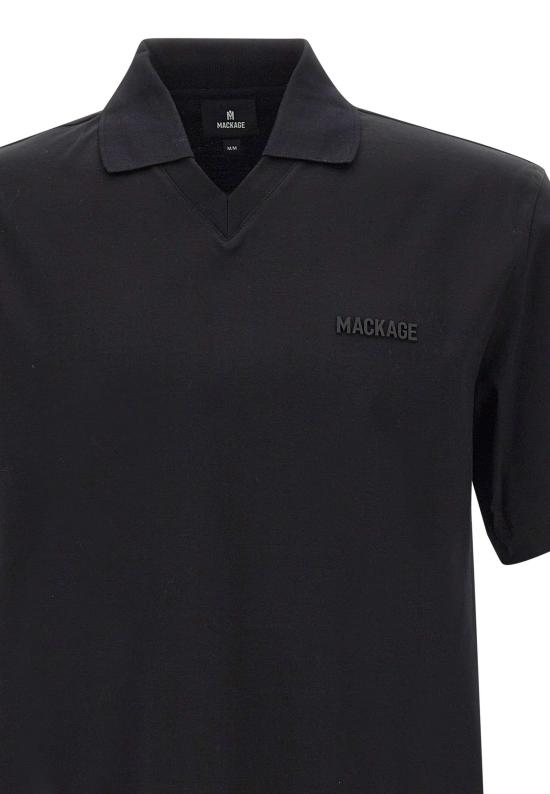 26SS 맥케이지 폴로 티셔츠 MARCO BLACK Black - MACKAGE