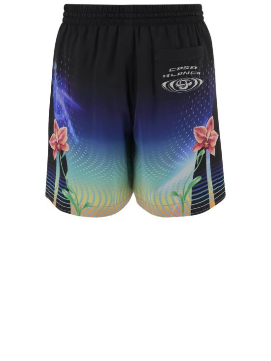 26SS 카사블랑카 숏팬츠 MSP26TR39906 Black - CASABLANCA