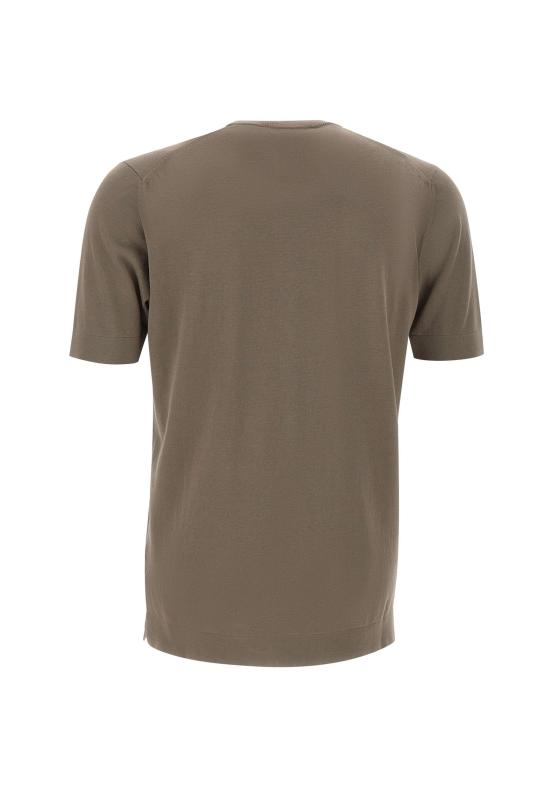 26SS 필리포 드 로렌티스 반팔 티셔츠 TS0MC CR14R530 Green - FILIPPO DE LAURENTIIS