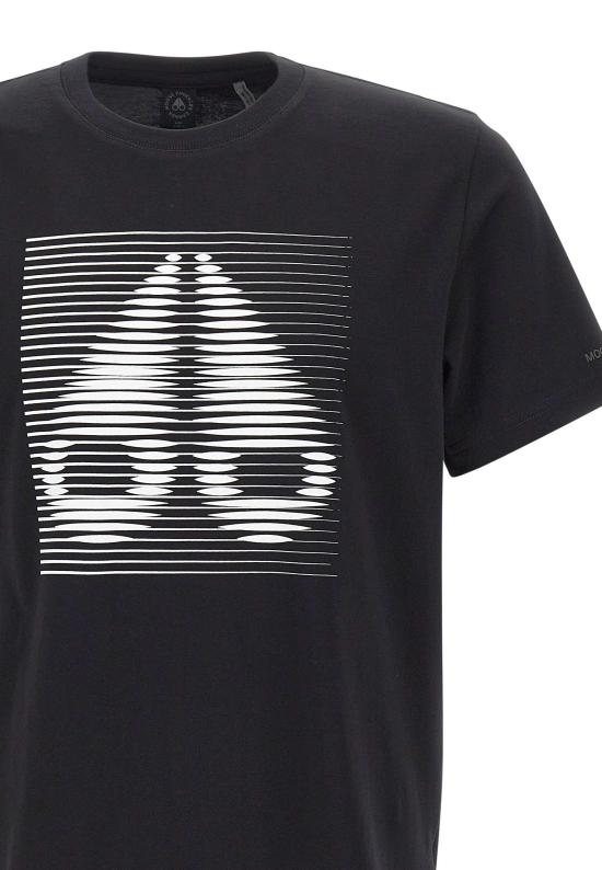 26SS 무스너클 반팔 티셔츠 M16MT729 292 Black - MOOSE KNUCKLES