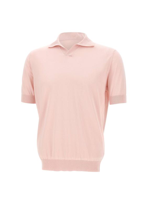 26SS 필리포 드 로렌티스 폴로 티셔츠 PL1MCSKTR CR14R320 Pink