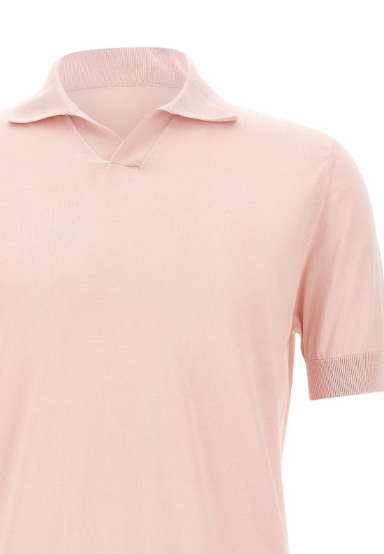 26SS 필리포 드 로렌티스 폴로 티셔츠 PL1MCSKTR CR14R320 Pink - FILIPPO DE LAURENTIIS