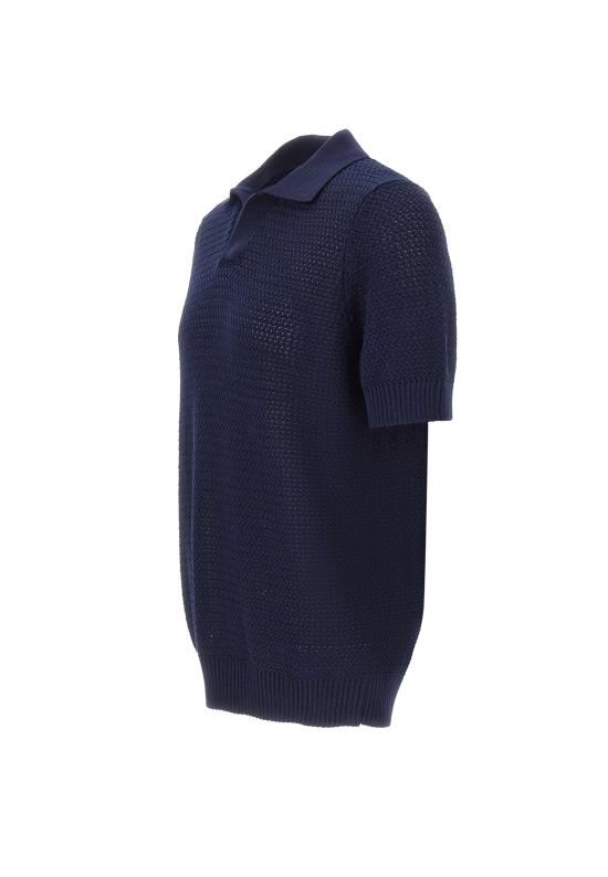 26SS 필리포 드 로렌티스 폴로 티셔츠 PL3MCSK CM7B891 Blue - FILIPPO DE LAURENTIIS