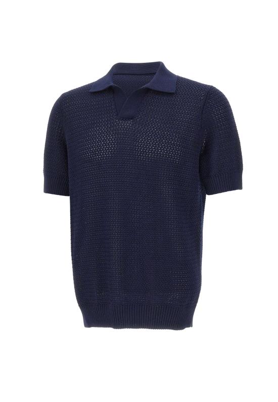 26SS 필리포 드 로렌티스 폴로 티셔츠 PL3MCSK CM7B891 Blue