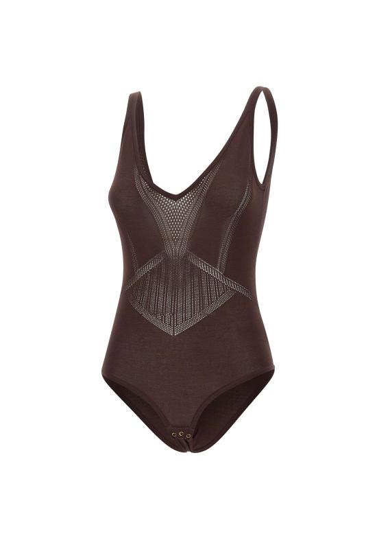 26SS 엘리자베타프랜치 바디수트 티셔츠 BK80W61E2 644 Brown