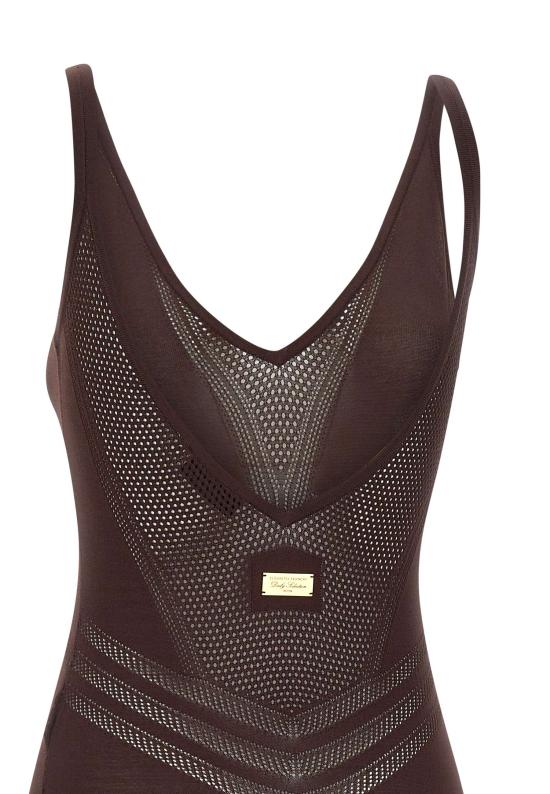 26SS 엘리자베타프랜치 바디수트 티셔츠 BK80W61E2 644 Brown - ELISABETTA FRANCHI