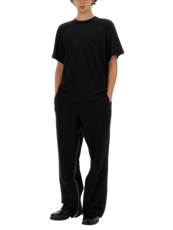 25SS 헬무트랭 반팔 티셔츠 O04HM599 001 Black - HELMUT LANG