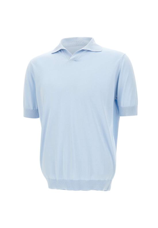 26SS 필리포 드 로렌티스 폴로 티셔츠 PL1MCSKTR CR14R800 Blue