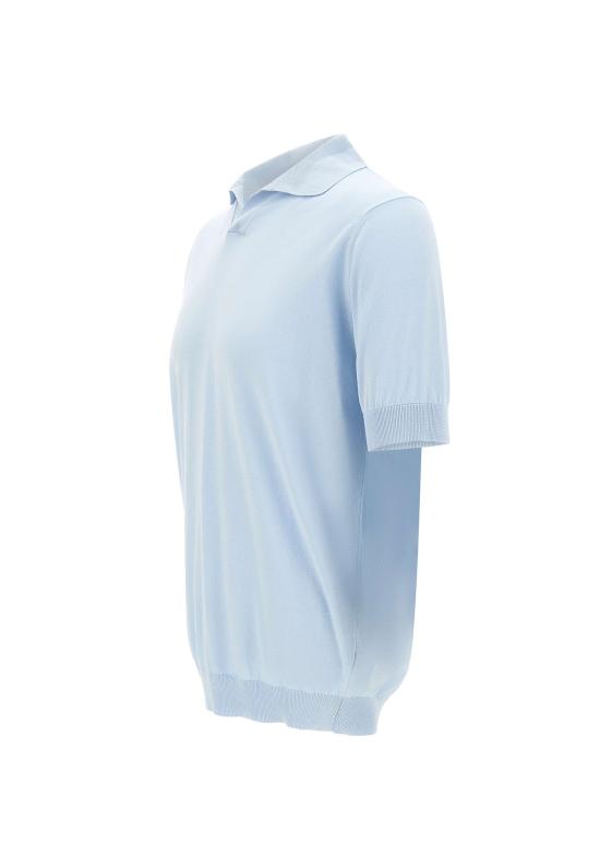 26SS 필리포 드 로렌티스 폴로 티셔츠 PL1MCSKTR CR14R800 Blue - FILIPPO DE LAURENTIIS