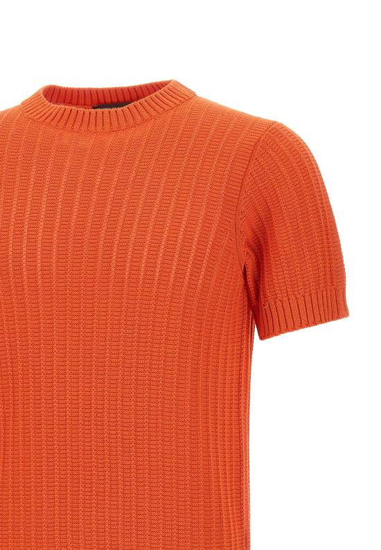 26SS 필리포 드 로렌티스 스웨터 GC3MC CM7CQ230 Orange - FILIPPO DE LAURENTIIS