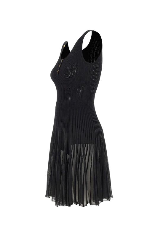 26SS 엘리자베타프랜치 미디 원피스 AM10B61E2 110 Black - ELISABETTA FRANCHI