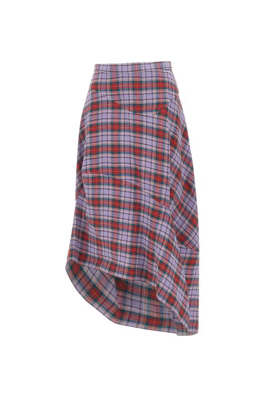 26SS 비비안웨스트우드 미디 스커트 1K01002U W01C6O102 MULTI COLOR