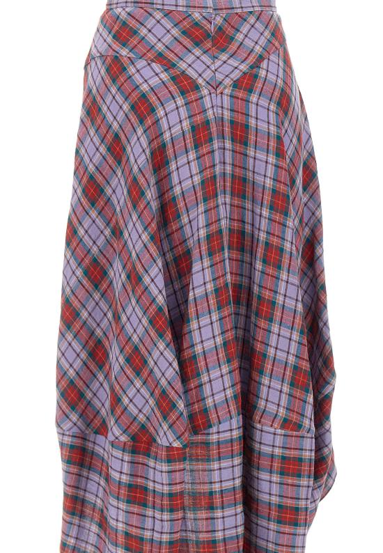 26SS 비비안웨스트우드 미디 스커트 1K01002U W01C6O102 MULTI COLOR - VIVIENNE WESTWOOD