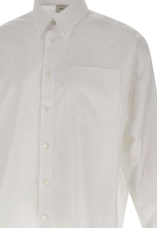 26SS 파올로페코라 긴팔 셔츠 G0810187 1101 White - PAOLO PECORA