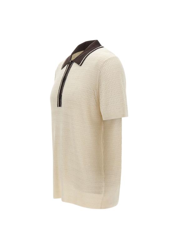 26SS 파올로페코라 폴로 티셔츠 A020F600 1102 White - PAOLO PECORA